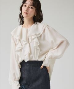 qualite / カリテ シャツ・ブラウス | ダブルラッフルブラウス