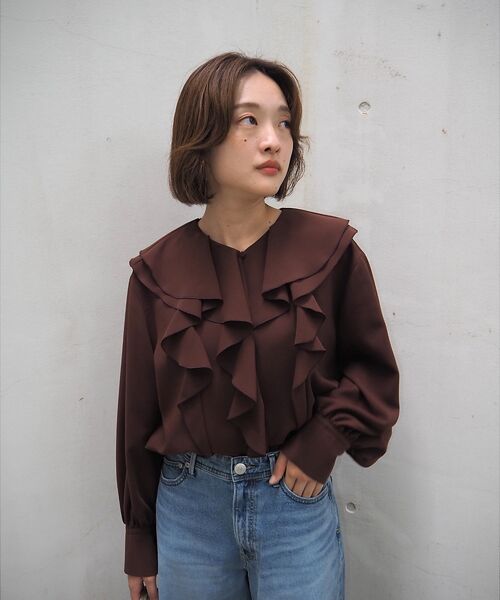 qualite / カリテ シャツ・ブラウス | ダブルラッフルブラウス | 詳細16