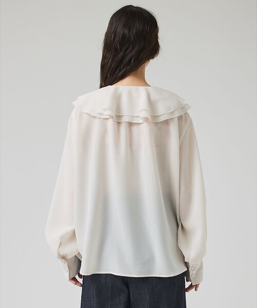 qualite / カリテ シャツ・ブラウス | ダブルラッフルブラウス | 詳細7