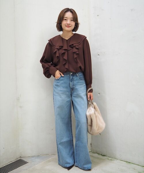 qualite / カリテ シャツ・ブラウス | ダブルラッフルブラウス | 詳細26