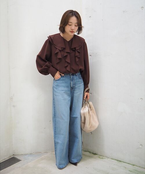 qualite / カリテ シャツ・ブラウス | ダブルラッフルブラウス | 詳細27