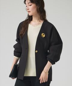 qualite / カリテ ノーカラージャケット | スポンディッシュドルマンジャケット【予約】