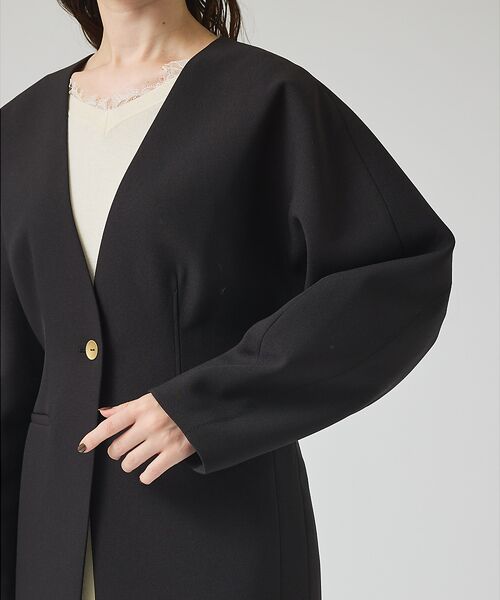 qualite / カリテ ノーカラージャケット | スポンディッシュドルマンジャケット【予約】 | 詳細10