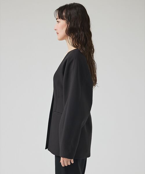 qualite / カリテ ノーカラージャケット | スポンディッシュドルマンジャケット【予約】 | 詳細7