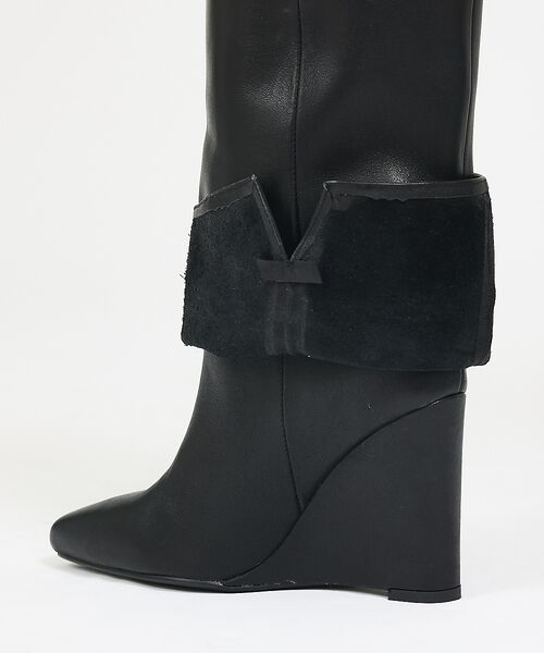 qualite / カリテ ブーツ（ショート丈） | 【REMME】カバーロングウェッジ/ロングブーツ | 詳細10