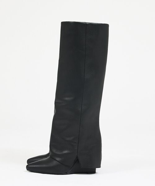 qualite / カリテ ブーツ（ショート丈） | 【REMME】カバーロングウェッジ/ロングブーツ | 詳細4
