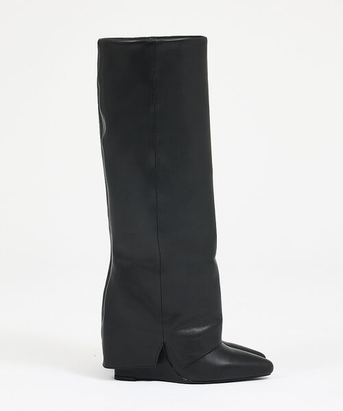 qualite / カリテ ブーツ（ショート丈） | 【REMME】カバーロングウェッジ/ロングブーツ | 詳細8