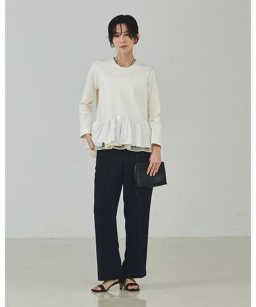 qualite / カリテ シャツ・ブラウス | タフタコンビプルオーバー【予約】 | 詳細14