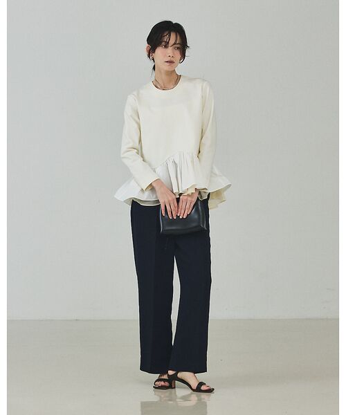 qualite / カリテ シャツ・ブラウス | タフタコンビプルオーバー【予約】 | 詳細16