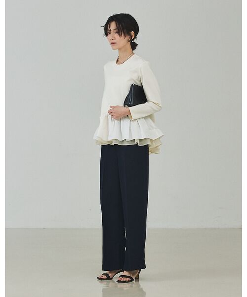 qualite / カリテ シャツ・ブラウス | タフタコンビプルオーバー【予約】 | 詳細17