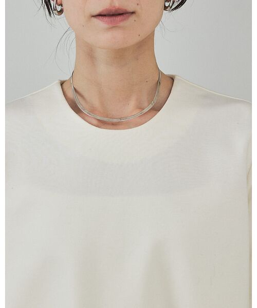 qualite / カリテ シャツ・ブラウス | タフタコンビプルオーバー【予約】 | 詳細9