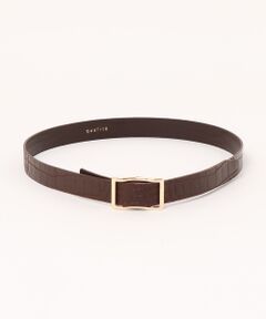 qualite / カリテ ベルト・サスペンダー | クロコダイルフリーサイズベルト