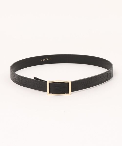 qualite / カリテ ベルト・サスペンダー | クロコダイルフリーサイズベルト | 詳細9