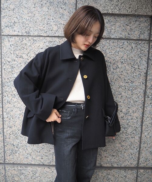 qualite / カリテ ピーコート | 【TWW】LINTON SHORT リントン ショートコート | 詳細1