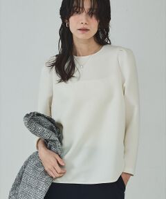 qualite / カリテ シャツ・ブラウス | ライトダブルクロスナローブラウス【予約】