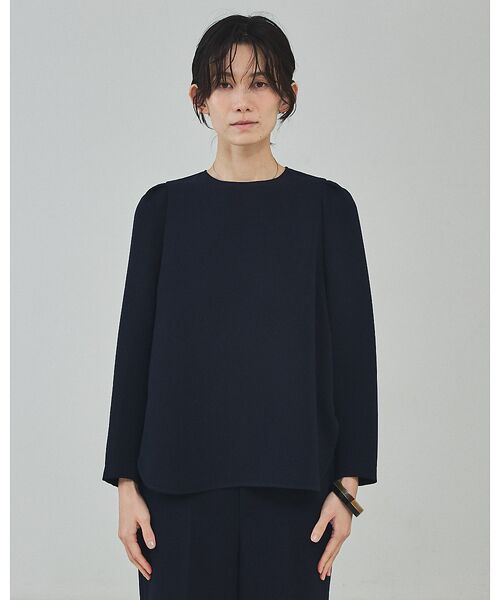 qualite / カリテ シャツ・ブラウス | ライトダブルクロスナローブラウス【予約】 | 詳細9