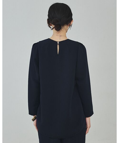 qualite / カリテ シャツ・ブラウス | ライトダブルクロスナローブラウス【予約】 | 詳細11