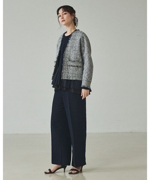 qualite / カリテ ベスト | ラメツイードジレ | 詳細7