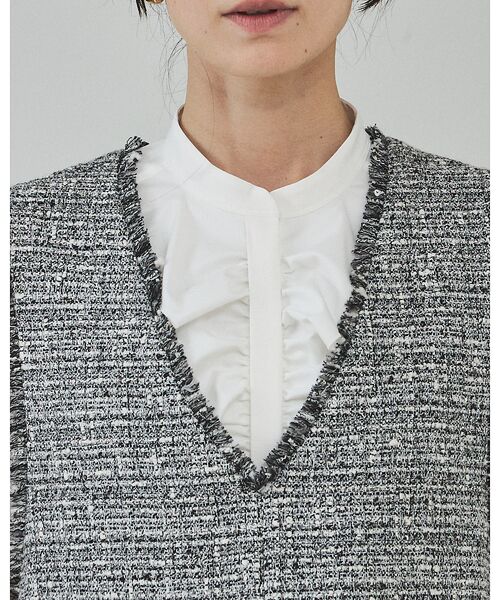 qualite / カリテ ベスト | ラメツイードジレ【予約】 | 詳細10