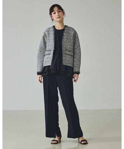 qualite / カリテ ベスト | ラメツイードジレ【予約】 | 詳細13