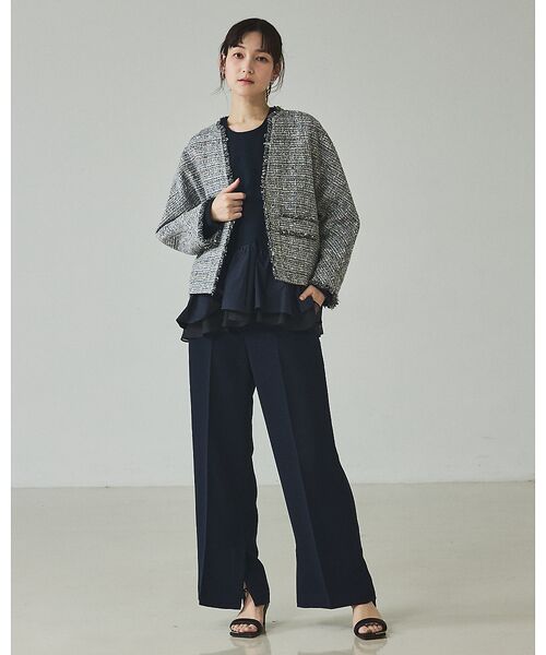 qualite / カリテ ベスト | ラメツイードジレ【予約】 | 詳細5