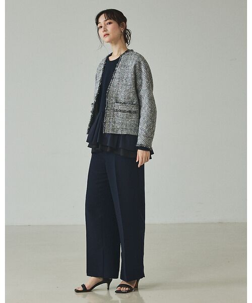 qualite / カリテ ベスト | ラメツイードジレ【予約】 | 詳細6