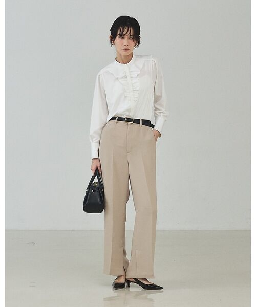 qualite / カリテ シャツ・ブラウス | フロントラッフルブラウス【予約】 | 詳細1