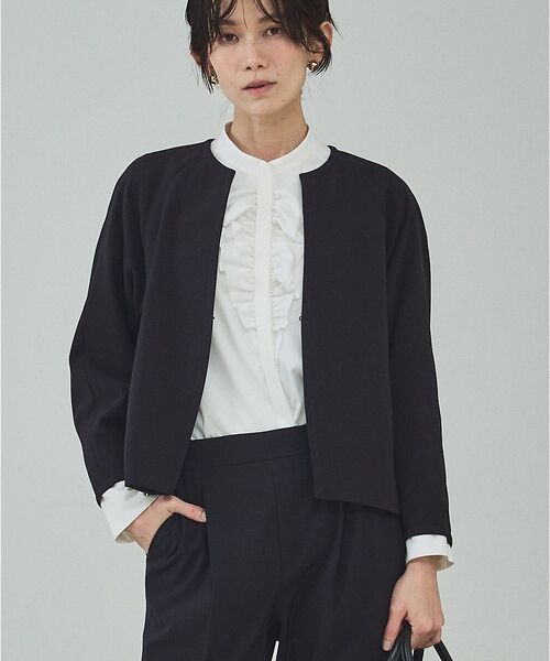 qualite / カリテ シャツ・ブラウス | フロントラッフルブラウス【予約】 | 詳細11