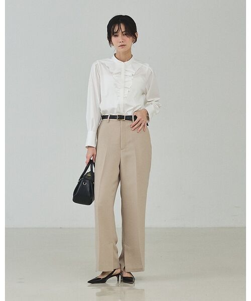 qualite / カリテ シャツ・ブラウス | フロントラッフルブラウス【予約】 | 詳細12