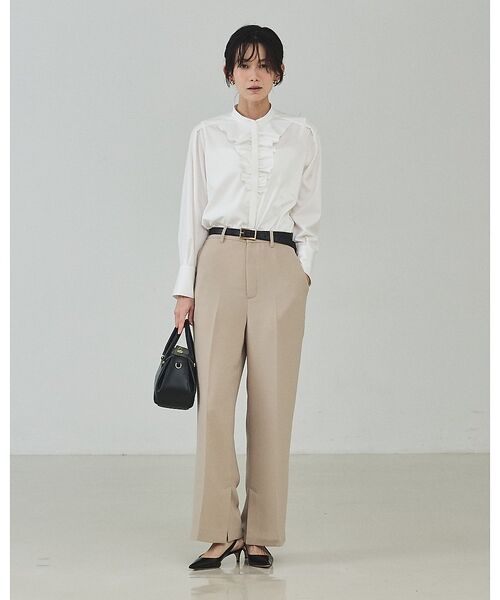 qualite / カリテ シャツ・ブラウス | フロントラッフルブラウス【予約】 | 詳細13