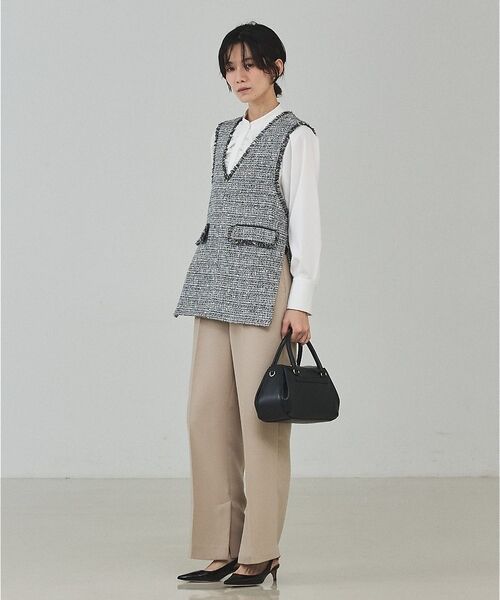 qualite / カリテ シャツ・ブラウス | フロントラッフルブラウス【予約】 | 詳細14