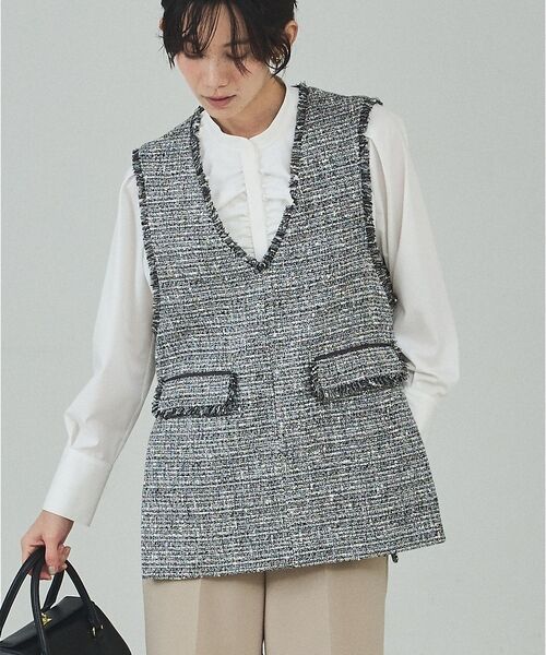 qualite / カリテ シャツ・ブラウス | フロントラッフルブラウス【予約】 | 詳細15