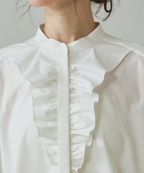 qualite / カリテ シャツ・ブラウス | フロントラッフルブラウス【予約】 | 詳細19