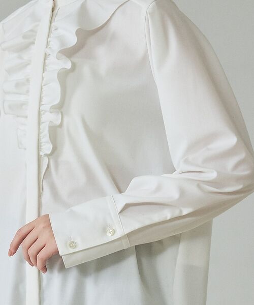 qualite / カリテ シャツ・ブラウス | フロントラッフルブラウス【予約】 | 詳細20