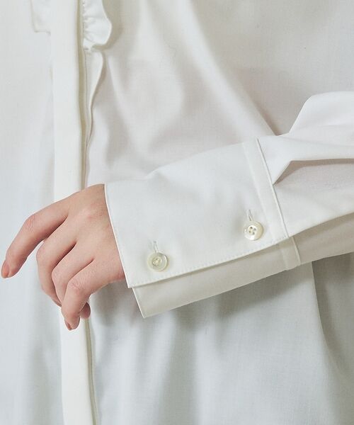 qualite / カリテ シャツ・ブラウス | フロントラッフルブラウス【予約】 | 詳細21