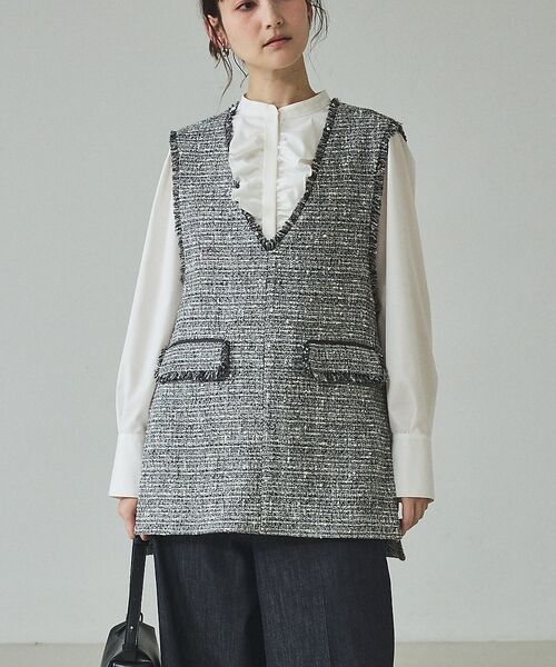 qualite / カリテ シャツ・ブラウス | フロントラッフルブラウス【予約】 | 詳細26