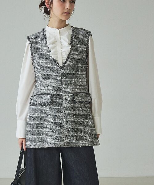 qualite / カリテ シャツ・ブラウス | フロントラッフルブラウス【予約】 | 詳細27