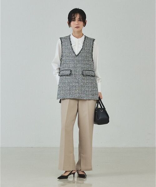 qualite / カリテ シャツ・ブラウス | フロントラッフルブラウス【予約】 | 詳細3