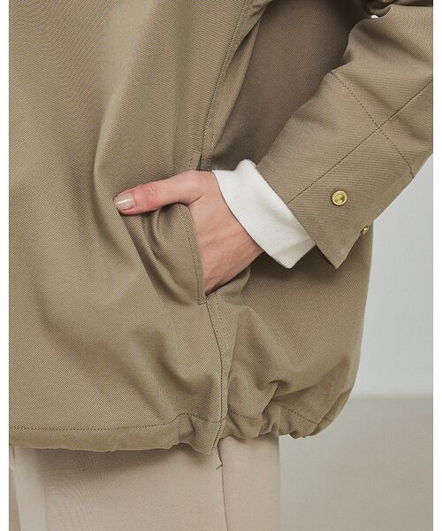 qualite / カリテ ブルゾン | タスランストレッチフードブルゾン【予約】 | 詳細11