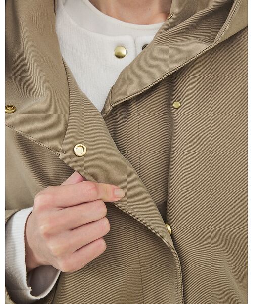 qualite / カリテ ブルゾン | タスランストレッチフードブルゾン【予約】 | 詳細14