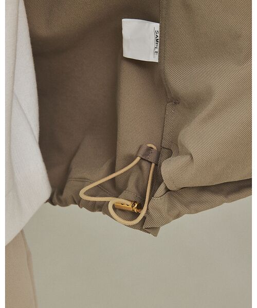 qualite / カリテ ブルゾン | タスランストレッチフードブルゾン【予約】 | 詳細15