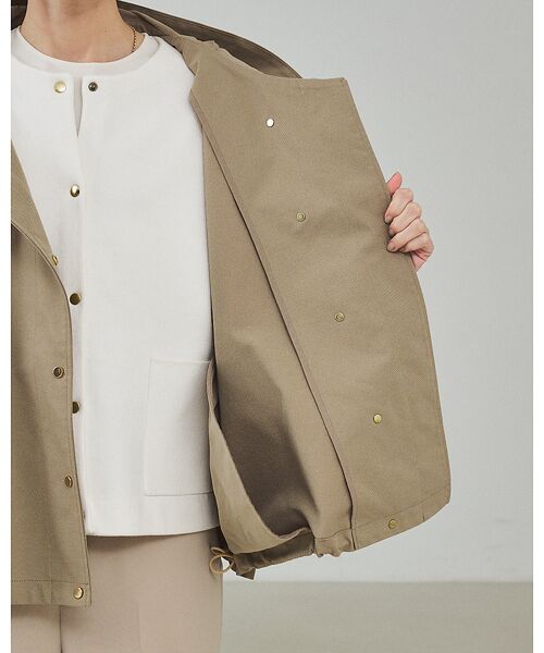 qualite / カリテ ブルゾン | タスランストレッチフードブルゾン【予約】 | 詳細16