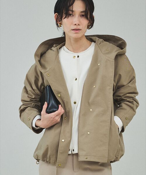 qualite / カリテ ブルゾン | タスランストレッチフードブルゾン【予約】 | 詳細17