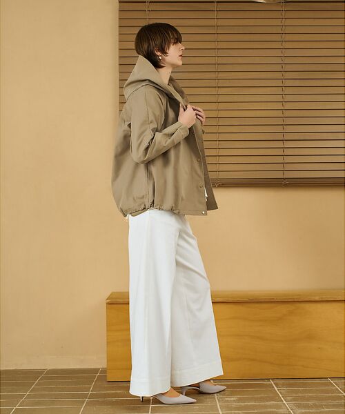 qualite / カリテ ブルゾン | タスランストレッチフードブルゾン【予約】 | 詳細2