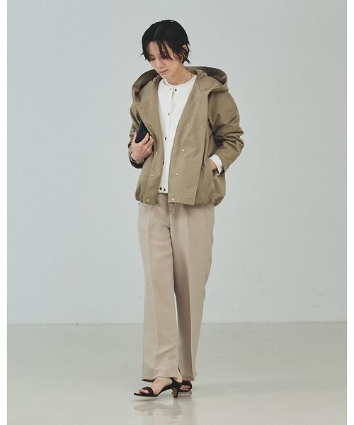 qualite / カリテ ブルゾン | タスランストレッチフードブルゾン【予約】 | 詳細4