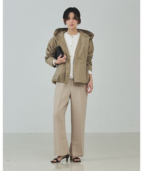 qualite / カリテ ブルゾン | タスランストレッチフードブルゾン【予約】 | 詳細5