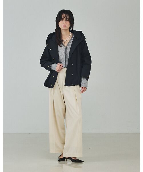 qualite / カリテ ブルゾン | タスランストレッチフードブルゾン【予約】 | 詳細18