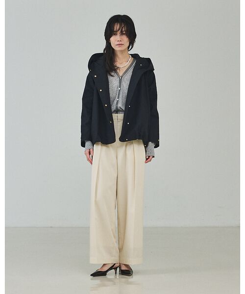 qualite / カリテ ブルゾン | タスランストレッチフードブルゾン【予約】 | 詳細19