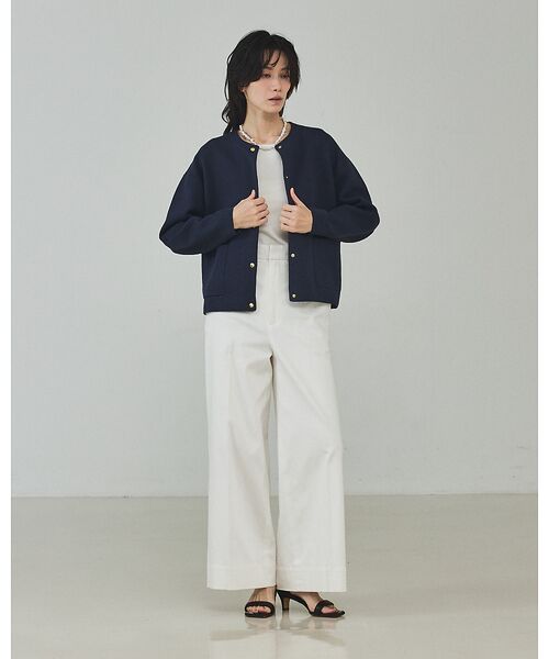 qualite / カリテ カーディガン・ボレロ | ダブルフェイスニットカーデ【予約】 | 詳細5