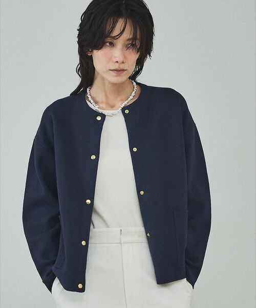 qualite / カリテ カーディガン・ボレロ | ダブルフェイスニットカーデ【予約】 | 詳細7